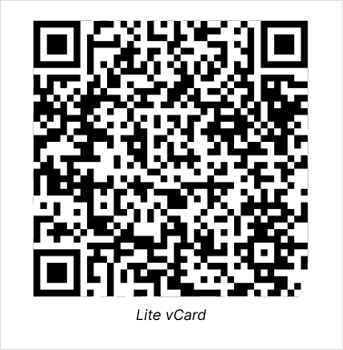 Lite vCard QR