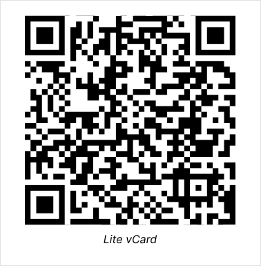 Lite vCard QR
