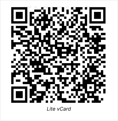 Lite vCard QR