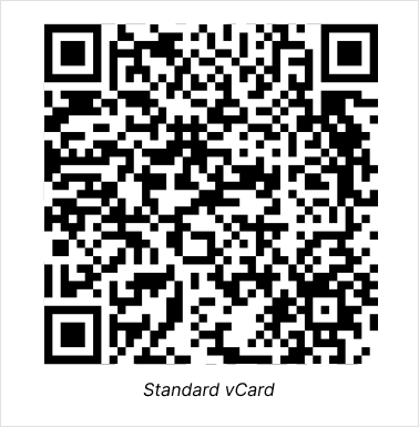Standard vCard QR